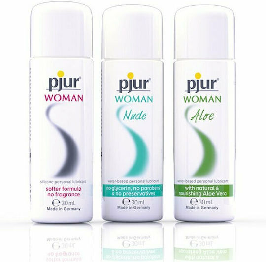 Pjur Woman This One's For You Λιπαντικό Gel Silicone Personal Lubricant 30ml, Nude Water Based Personal Lubricant 30ml & Aloe Water Basted Personal Lubricant 30ml 90ml