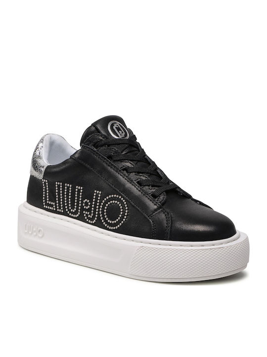 Liu Jo Kylie 05 Flatforms Sneakers Μαύρα