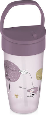 Lovi Baby My Straw Toddler Plastic Cup 350ml for 14m+ Purple