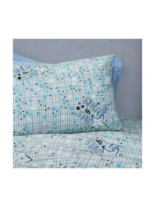 Palamaiki Kids Duvet Glow in the Dark Single Luminous Cluster Blue 160x240cm