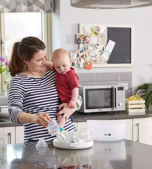 Tommee Tippee Gen 2 Microwave Baby Sterilizer for 4 Bottles