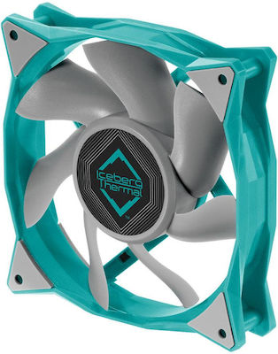 Iceberg Thermal IceGALE Xtra Ventilator Carcasă 80mm cu Conexiune 4-Pin PWM 1buc Teal