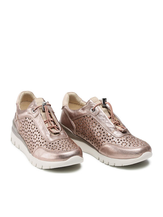 Damen Sneakers Gold