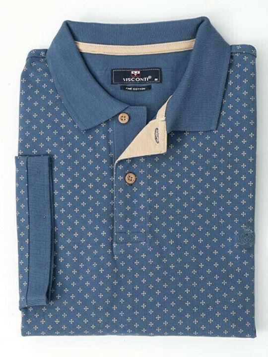 Polo Short Sleeve Blue Blouse