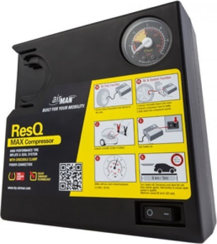 AirMan Tire Pumpe ResQ Max 35PSI mit Kabel 12V