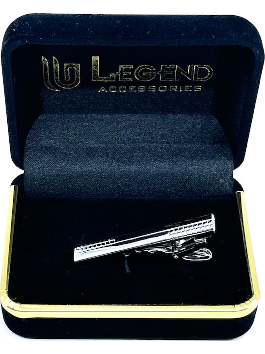 Legend Accessories LGTC - Сребрист Клип За Вратовръзка Сребрист