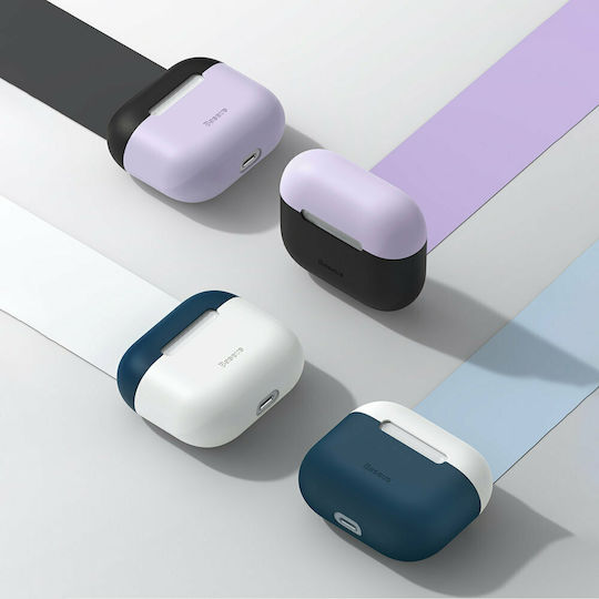 Baseus Super Thin Hülle Silikon in Blau Farbe für Apple AirPods 3