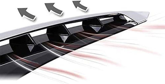 Luftschacht Auto Seitwärts Chrome/Schwarz Kompatibel mit BMW X5 F15 2013-2018 M-Look