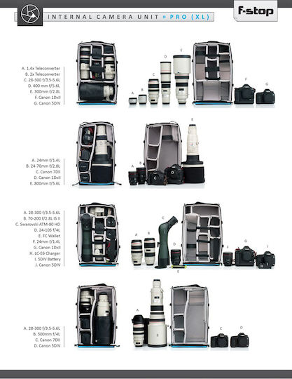 F-Stop ICU (Internal Camera Unit) - Pro Camera Bag Insert and Cube Τσάντα Χειρός Φωτογραφικής Μηχανής XLarge Μαύρη