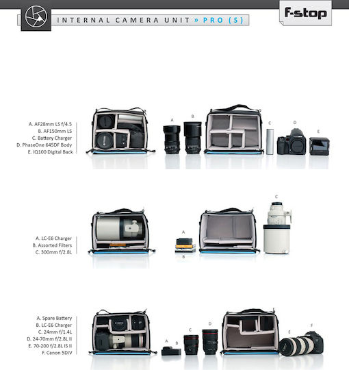 F-Stop ICU (Internal Camera Unit) - Pro Camera Bag Insert and Cube Τσάντα Ώμου Φωτογραφικής Μηχανής Small Μαύρη