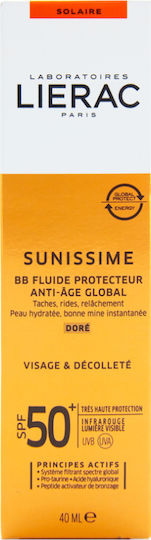 Lierac Sunissime Fluide Protecteur Anti-Age Global Αντηλιακή Κρέμα Προσώπου SPF50 40ml