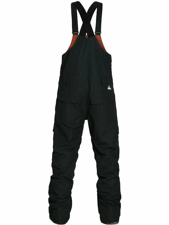 Horsefeathers Medler OM296A OM296A Men's Dungarees for Ski & Snowboard Black