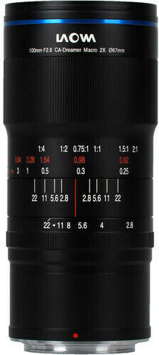 Laowa Full Frame Camera Lens 100mm f/2.8 Ultra APO Telephoto / Macro for Nikon Z Mount Black