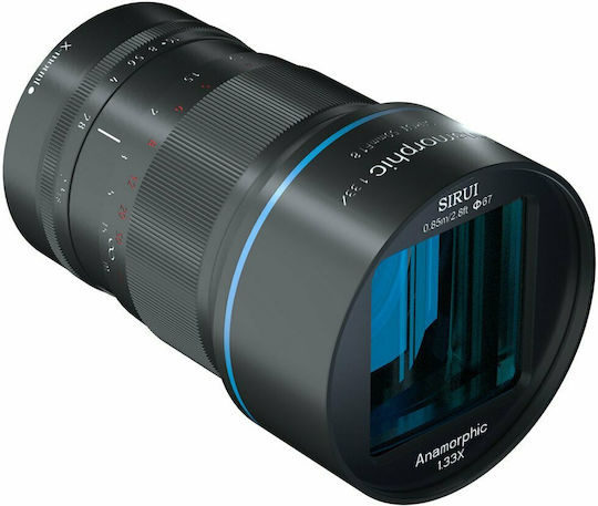 Sirui Crop Φωτογραφικός Φακός Anamorphic 50mm f/1.8 Standard Zoom για Fujifilm X Mount Μαύρος