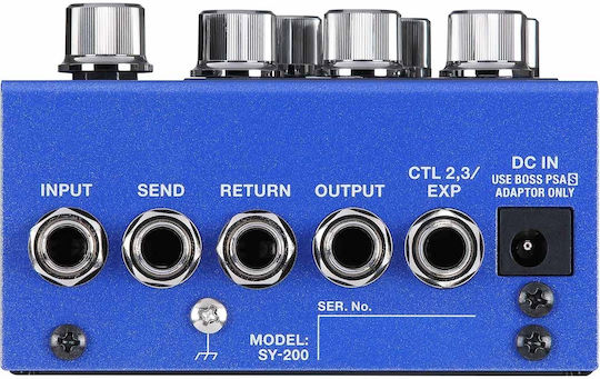 Boss SY-200 Педал Ефект Синтезатор Електрическа китара