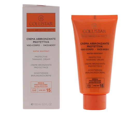 Collistar Protective Tanning Cream Αντηλιακή Λοσιόν Σώματος SPF15 150ml