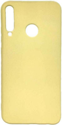 Sonique Liquid Silicon Back Cover Silicone Yellow (Huawei P40 Lite E)