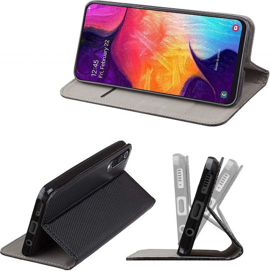 Forcell Smart Magnet Book Piele artificială Negru (Galaxy S20 FE)