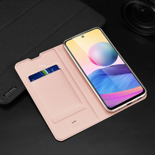 Dux Ducis Skin Pro Book Δερματίνης Ροζ (Redmi Note 10 5G / Poco M3 Pro)