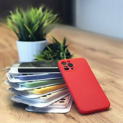 Wozinsky Color Silicone Back Cover Red (iPhone 12 / 12 Pro)