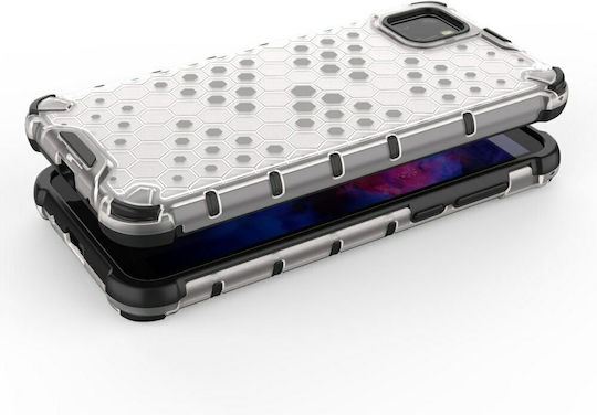 Hurtel Honeycomb Задна корица Пластмаса Прозрачен (Huawei Y5p)