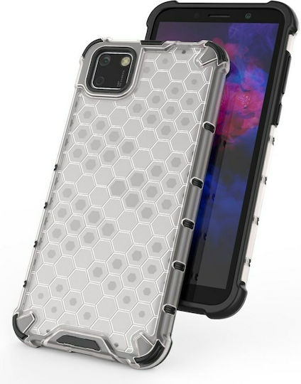Hurtel Honeycomb Задна корица Пластмаса Прозрачен (Huawei Y5p)