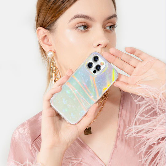 Kingxbar Shell Back Cover Σιλικόνης Pearl Mint (iPhone 13 Pro)