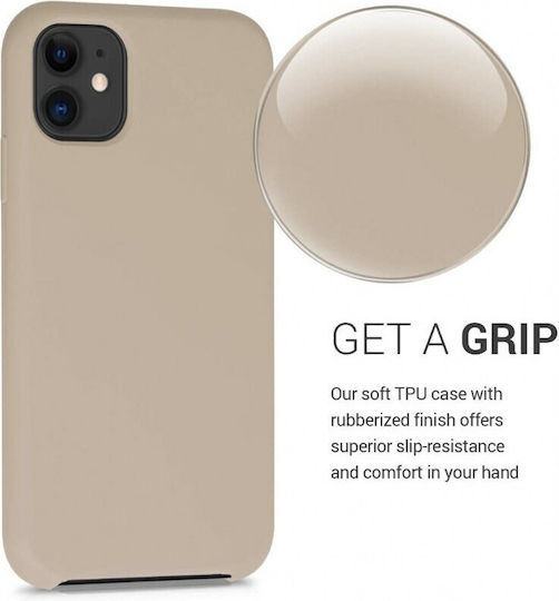 KWmobile Flexible Back Cover Silicone Beige (iPhone 11)