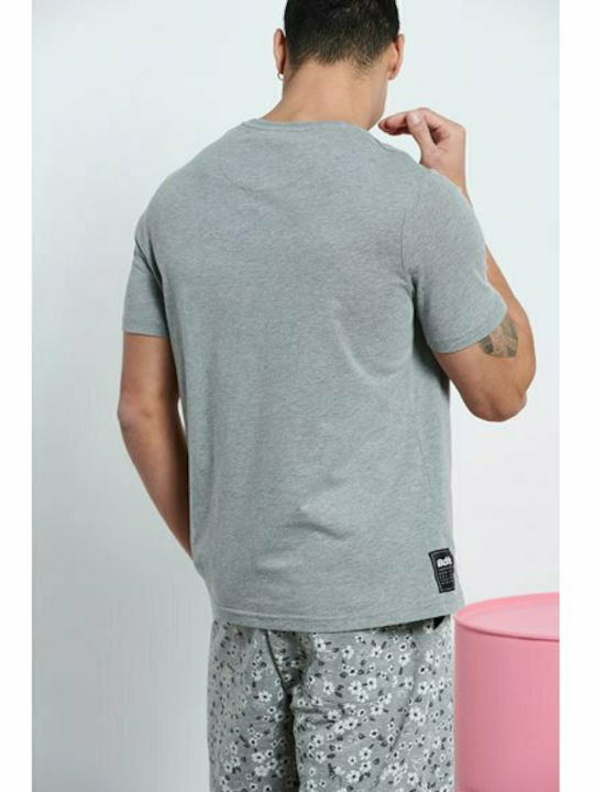 BodyTalk T-shirt Bărbătesc cu Mânecă Scurtă Grey Melanze