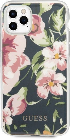 Guess Flower Shiny N.3 Back Cover Σιλικόνης Πολύχρωμο (iPhone 11 Pro Max)