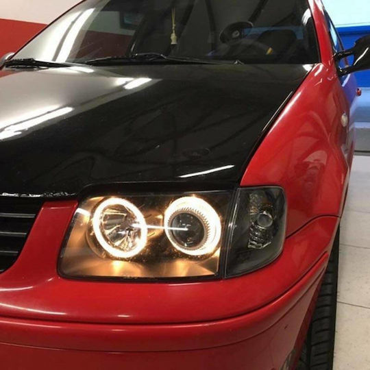 Depo Front Lights Angel Eyes for Volkswagen Polo