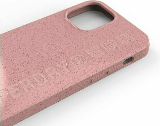 Superdry Snap Umschlag Rückseite Kunststoff Rosa (iPhone 12 / 12 Pro)