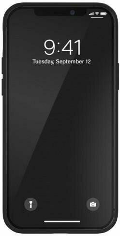 adidas Moulded Back Cover Silicone Black Glitter (iPhone 12 / 12 Pro)