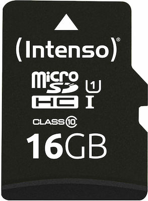 Intenso Performance R90 microSDHC 16GB Class 10 U1 με αντάπτορα