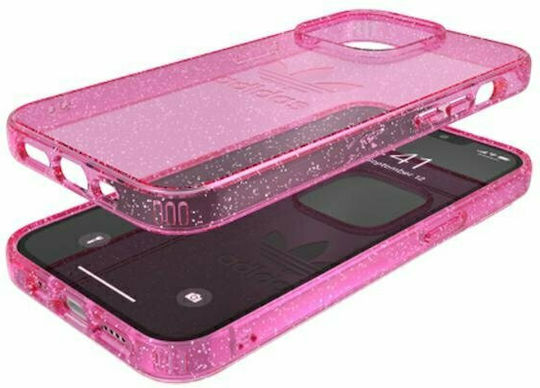 adidas Protective Clear Glitter Back Cover Σιλικόνης Pink Glitter (iPhone 13 Pro)
