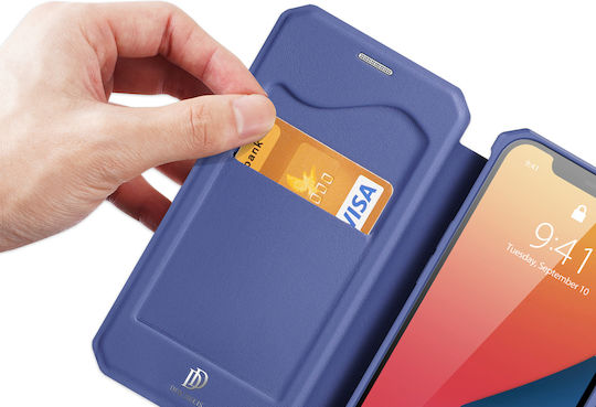 Dux Ducis Skin Pro Book Synthetic Leather / Plastic Blue (iPhone 13 Pro Max)