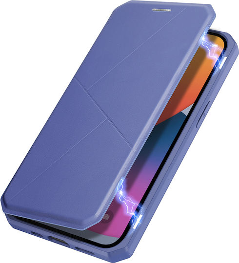 Dux Ducis Skin Pro Book Synthetic Leather / Plastic Blue (iPhone 13 Pro Max)