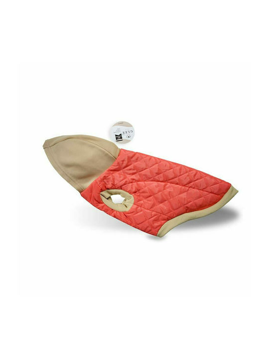 Glee Fleece / Waterproof Dog Coat with Hood with 40cm Back Length