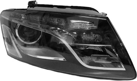 Depo Lumini frontale Lumini LED pentru Audi Q5 8R Negru 2008-2012 2buc