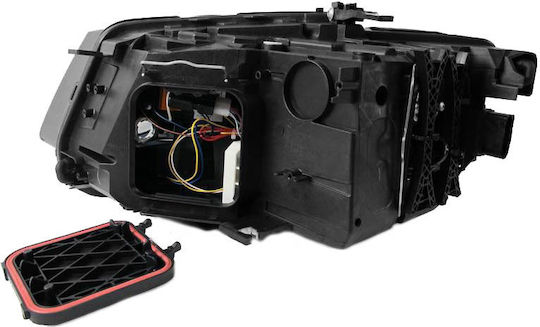 Depo Lumini frontale Lumini LED pentru Audi Q5 8R Negru 2008-2012 2buc