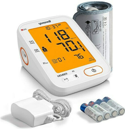Yuwell YE650D Digital Blutdruckmessgerät Oberarm mit Sprachfunktion