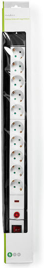 Nedis Power Strip with Surge Protection 10 Positions with Switch and Cable 3m