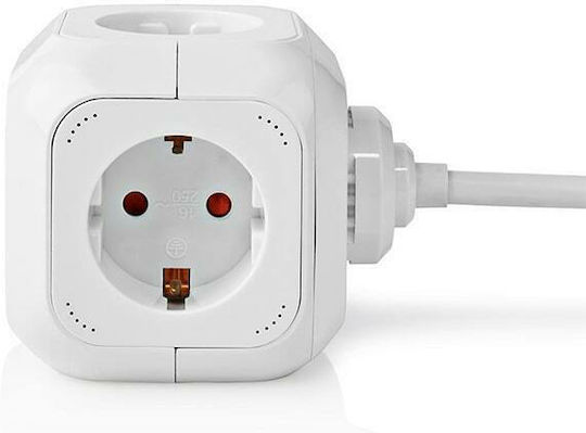 Nedis PowerCube 4 Positions with 2 USB-A and Cable 1.5m