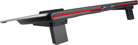 NOD Cold Core Cooling Pad για Laptop έως 17.3" με 3 Ανεμιστήρες και Φωτισμό