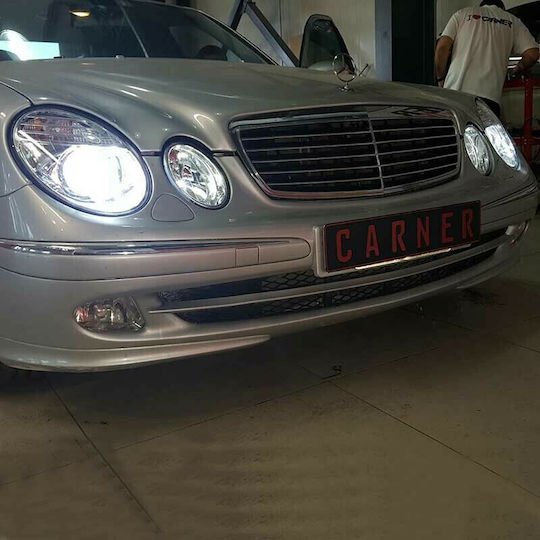 Depo Front Lights for Mercedes-Benz E Class W211 Chrome 2002-2006 2pcs