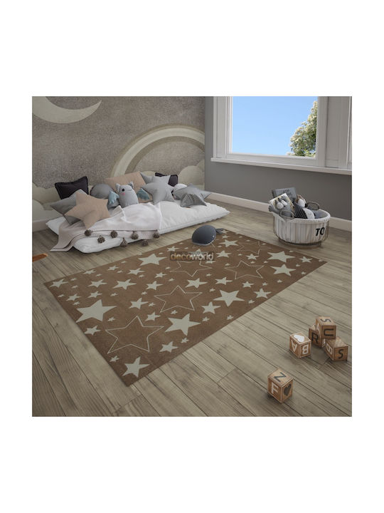 Koulis Carpets Kids Synthetic Rug 1325A Stars 133x190cm 13mm Beige