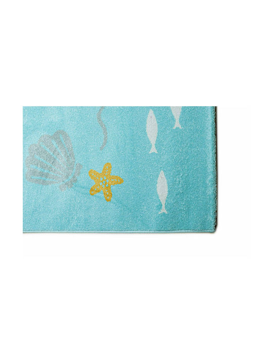 Klonaras Kids Synthetic Rug 1629 133x190cm 10mm Petrol