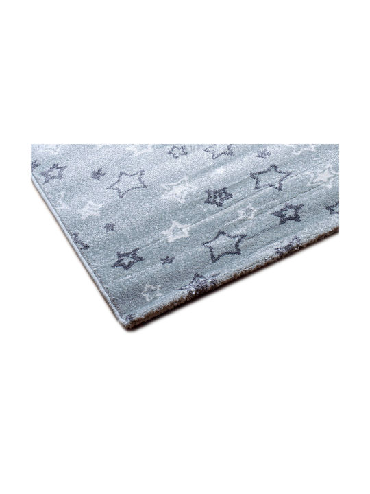 Klonaras Kids Rug Stars 160x230cm Thickness 10mm 1621 Grey