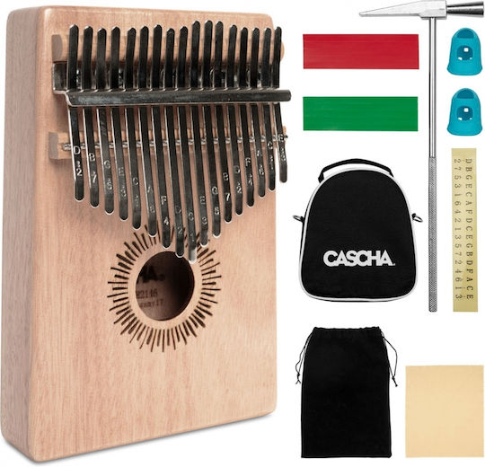 Cascha Kalimba Mahogany 17