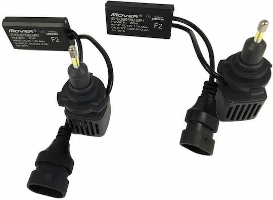 Mover Samsung Lamps Car HB4-9006 LED 6500K Cold White 12V 20W 2pcs